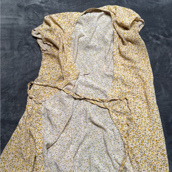 Vintage Floral Wrap Dress, Size XL - Picture 8 of 8